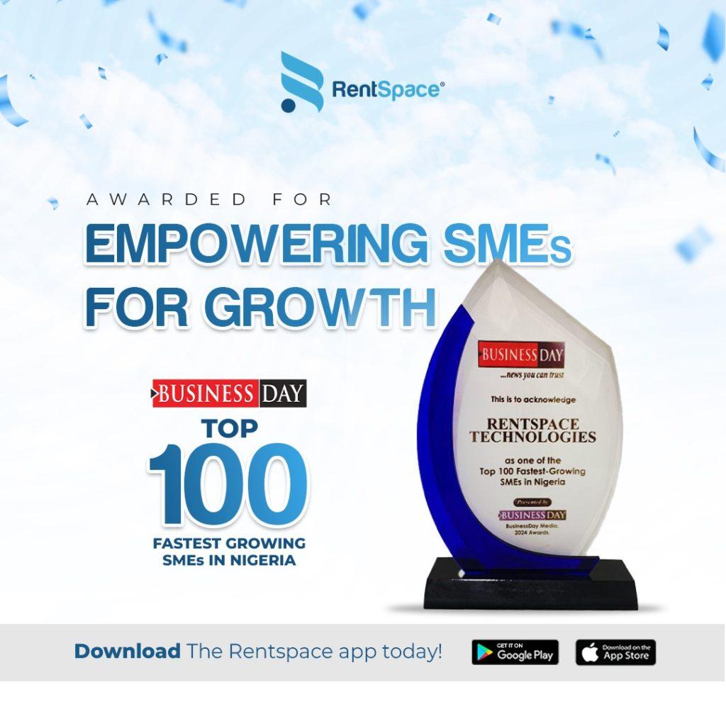 RentSpace Technologies Named One of Nigeria’s Fastest-Growing Businesses by BusinessDay NG